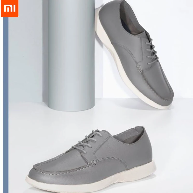 Оригинальная Мужская модная кожаная обувь Xiaomi Mijia Qimian, простая легкая Повседневная мягкая удобная обувь для умных беговых кроссовок
Оригинальная Мужская модная кожаная обувь Xiaomi Mijia Qimian, простая легкая Повседневная мягкая удобная обувь для умных беговых кроссовок