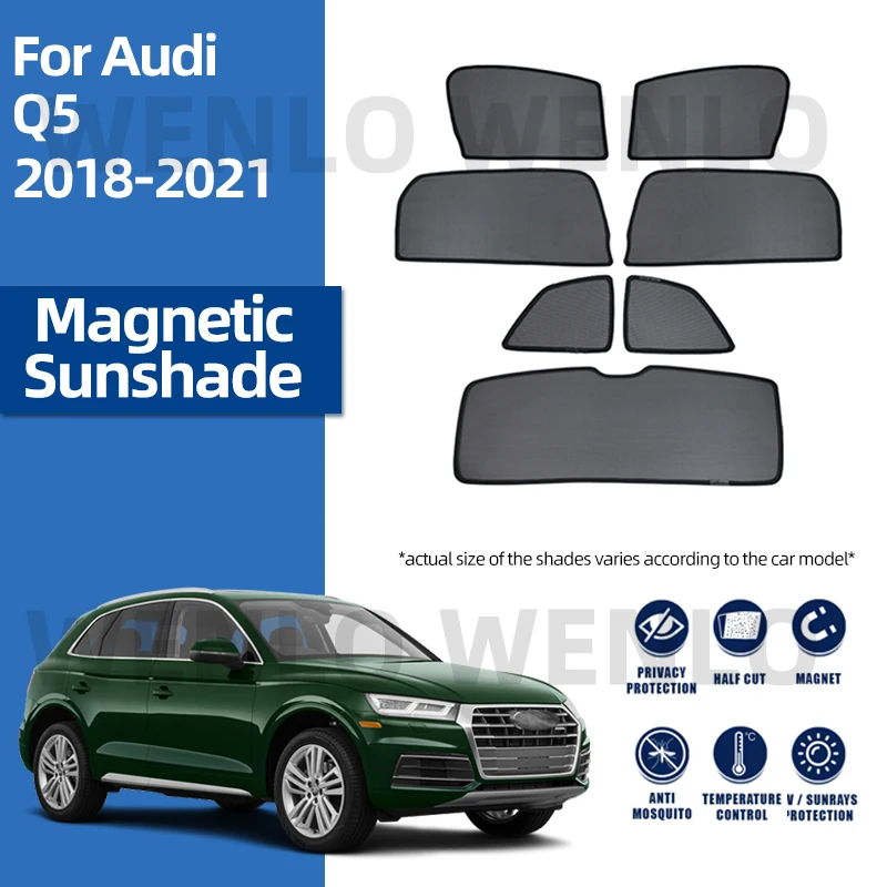 For Audi Q5 2018-2021 UV Protection Curtain Car Magnet Windshield Sunshade Breathable Sun Visor Mesh Foldable Windscreen Cover
For Audi Q5 2018-2021 UV Protection Curtain Car Magnet Windshield Sunshade Breathable Sun Visor Mesh Foldable Windscreen Cover