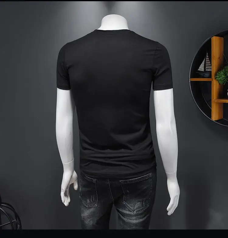 2020 New Embroidery T Shirts Men Summer Clothes Fashion Designer Streetwear Thin Short Sleeve O Neck Slim Tshirt Camiseta Hombre
2020 New Embroidery T Shirts Men Summer Clothes Fashion Designer Streetwear Thin Short Sleeve O Neck Slim Tshirt Camiseta Hombre