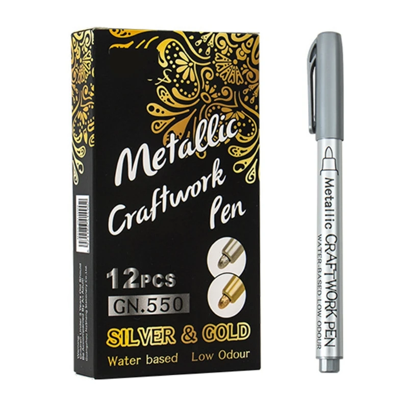 12 Pcs Epoxy Resin Drawing Pen Graffiti Point Pen Acrylic Paint Metallic Marker 69HB
12 Pcs Epoxy Resin Drawing Pen Graffiti Point Pen Acrylic Paint Metallic Marker 69HB