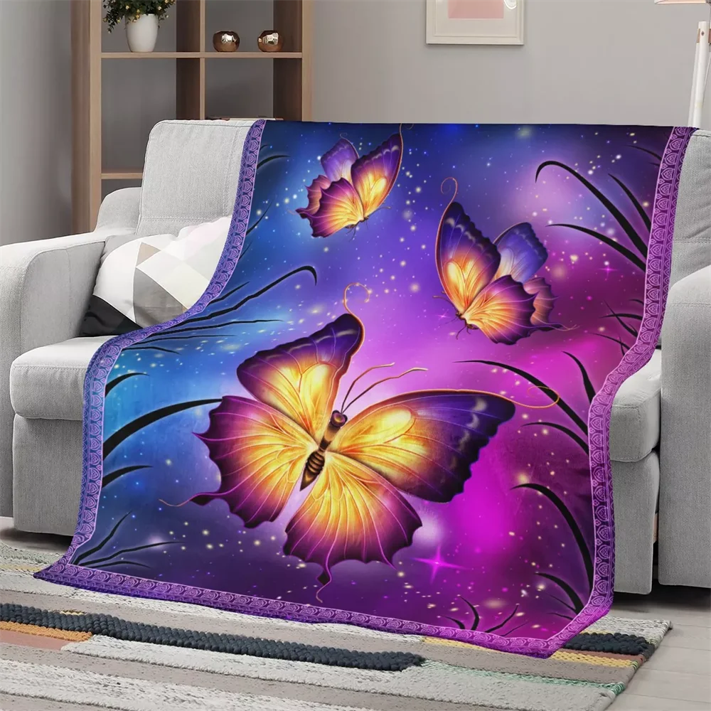 Warm Bedroom Throw Blanket Pretty Butterfly Print Summer Thin Quilt Fleece Blankets for Women Teenager Girl School Nap Blanket
Warm Bedroom Throw Blanket Pretty Butterfly Print Summer Thin Quilt Fleece Blankets for Women Teenager Girl School Nap Blanket