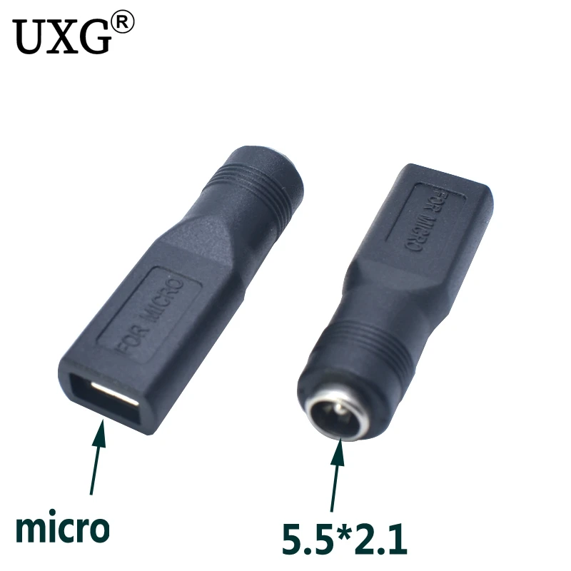 1 шт. 5 5x2 мм гнездо для 5pin Micro USB штекер 90/180 градусов DC разъем питания адаптер Android |