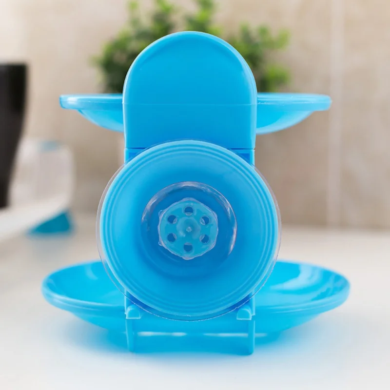 Portable Double-layer Soap Dish With Drain Hole For Bathroom Soap Holder With Suction Cup Punch-free
Portable Double-layer Soap Dish With Drain Hole For Bathroom Soap Holder With Suction Cup Punch-free