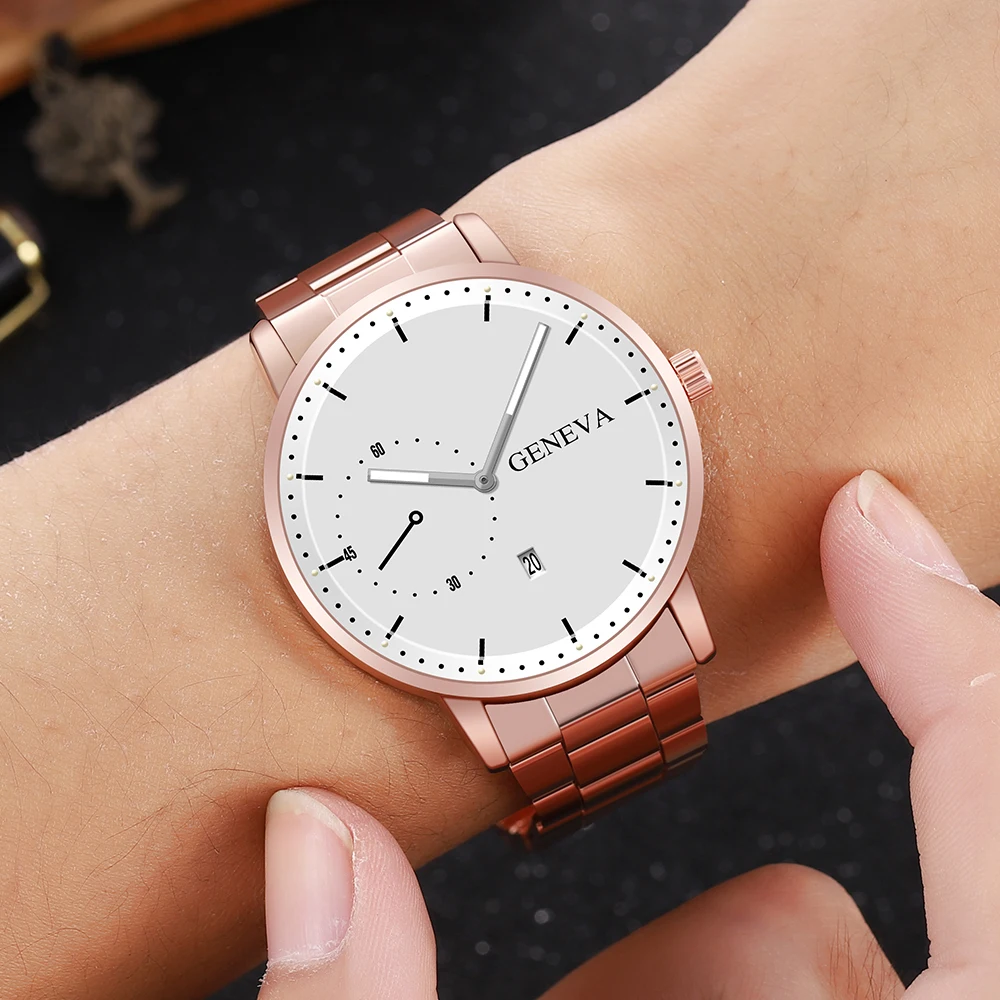 Business Men's Digital Monocular Roman Scale Calendar Quartz Round Large Dial Men's Steel Band Wrist Watch Relogio Masculino
Business Men's Digital Monocular Roman Scale Calendar Quartz Round Large Dial Men's Steel Band Wrist Watch Relogio Masculino