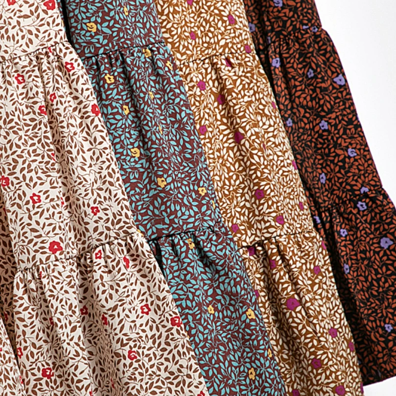 Autumn Floral Long Boho Skirt Women's Retro A- line Korean-Style Patchwork Flowers Cakee Long Skirts
Autumn Floral Long Boho Skirt Women's Retro A- line Korean-Style Patchwork Flowers Cakee Long Skirts