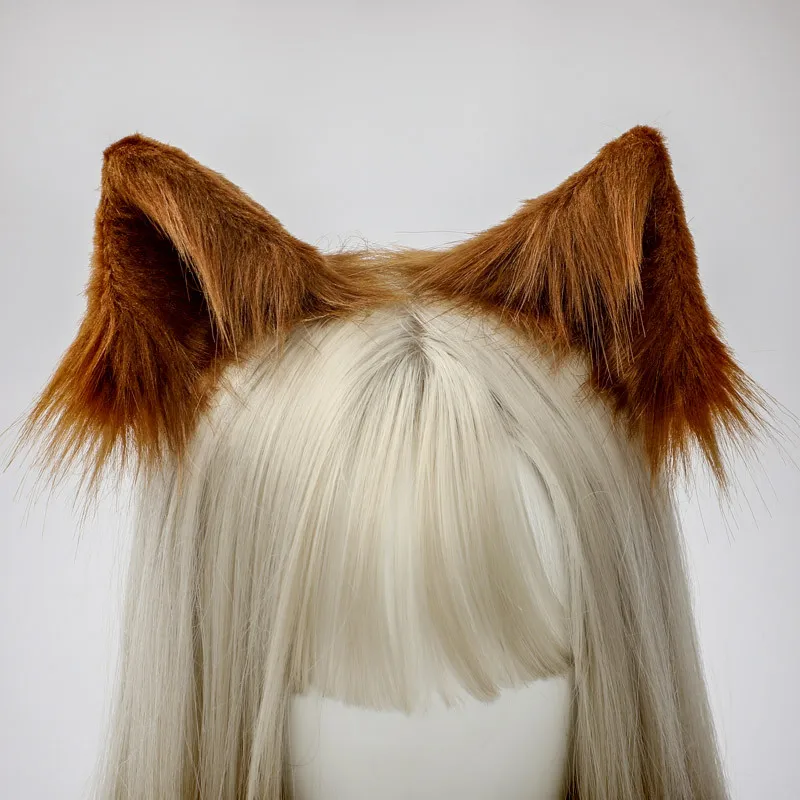 

Furry Beast Ears Hairpin Cat Ears Lolita Animal Ears Hair Band Harajuku Lovely Cos Lolita Head Trim Clip Kc Express Gothic Ears