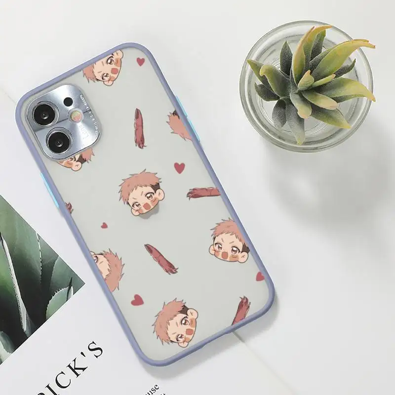 Animados Jujutsu Kaisen Phone Case For iPhone 12 11 Mini Pro XR XS Max 7 8 Plus X Matte transparent Gray Back Cover 
Animados Jujutsu Kaisen Phone Case For iPhone 12 11 Mini Pro XR XS Max 7 8 Plus X Matte transparent Gray Back Cover