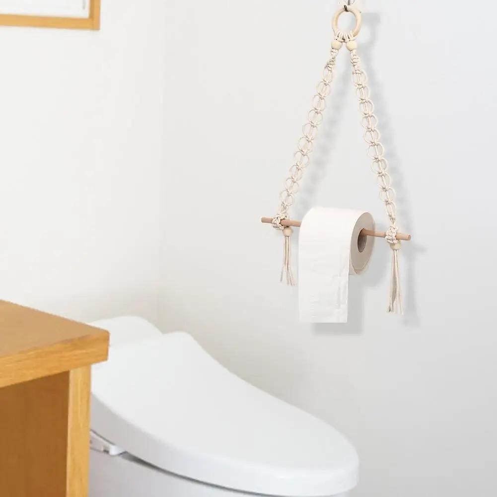 Woven Paper Towel Rack Fashion Wooden Holder 21.65*11.81in Woven Tissue Holder Home Decor
Woven Paper Towel Rack Fashion Wooden Holder 21.65*11.81in Woven Tissue Holder Home Decor