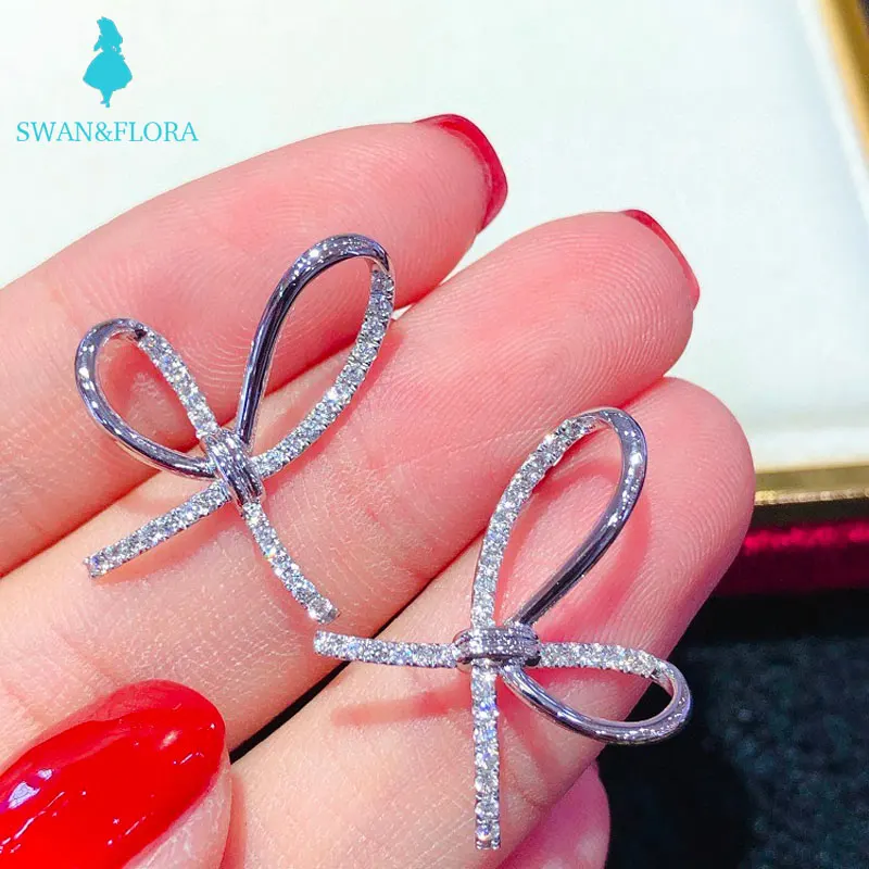 S925 silver micro inlaid Bow Earrings Female Minority design sense Korean version simple sweet luxurious versatile Earrings
S925 silver micro inlaid Bow Earrings Female Minority design sense Korean version simple sweet luxurious versatile Earrings