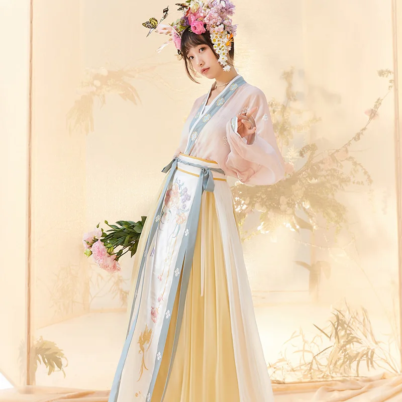 

More than thirteen cardamom son] [feng le flower to] embroidery embroidered collar shirt condole hanfu female mandarin