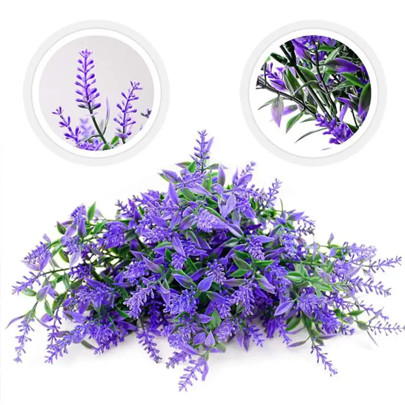Artificial Lavender Bouquet UV Resistant Shrubs Plants No Fade Outdoor Fake Flowers Garden Porch Window Box Home Wedding Decor
Artificial Lavender Bouquet UV Resistant Shrubs Plants No Fade Outdoor Fake Flowers Garden Porch Window Box Home Wedding Decor