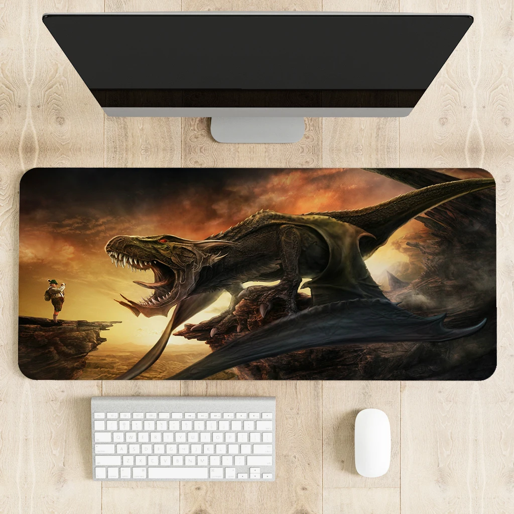 Dinosaur Rubber Mouse Pad Cute Cool Mousepad Gaming Gamer Desk Mat Large Anime For CSGO LOL Computer Accessories 90x40cm
Dinosaur Rubber Mouse Pad Cute Cool Mousepad Gaming Gamer Desk Mat Large Anime For CSGO LOL Computer Accessories 90x40cm