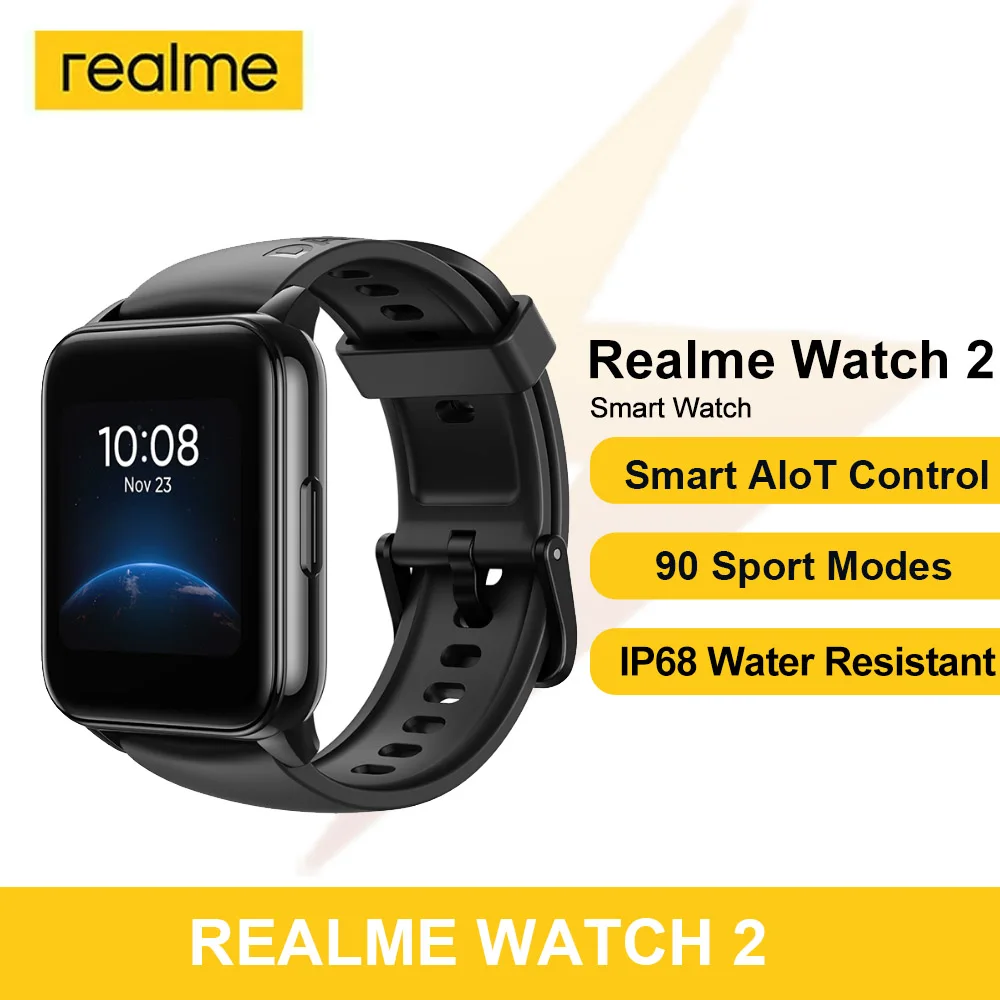 Realme Watch 2 Global Version Smart Watch with 1.4" Touch Screen Smart Alot Control Blood Oxygen Heart Rate Monitor Sport Watch 
Realme Watch 2 Global Version Smart Watch with 1.4" Touch Screen Smart Alot Control Blood Oxygen Heart Rate Monitor Sport Watch