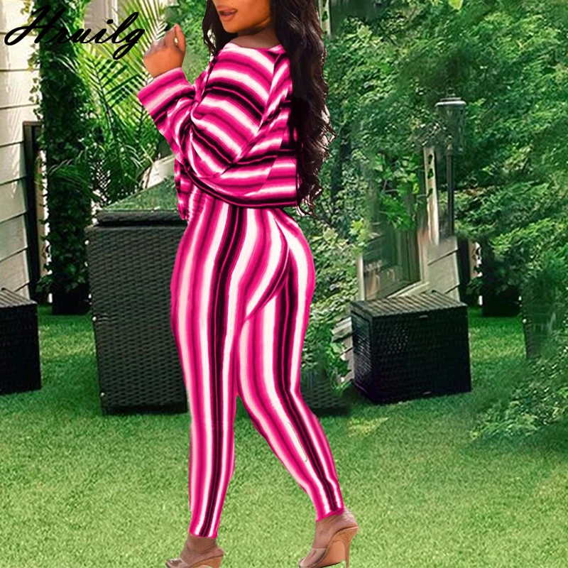 Two Piece Set Fashion Striped Autumn 2 Piece Outfits for Women Pants and Top Casual Outfits Sweat Suits Streetwear Dresy Damskie
Two Piece Set Fashion Striped Autumn 2 Piece Outfits for Women Pants and Top Casual Outfits Sweat Suits Streetwear Dresy Damskie