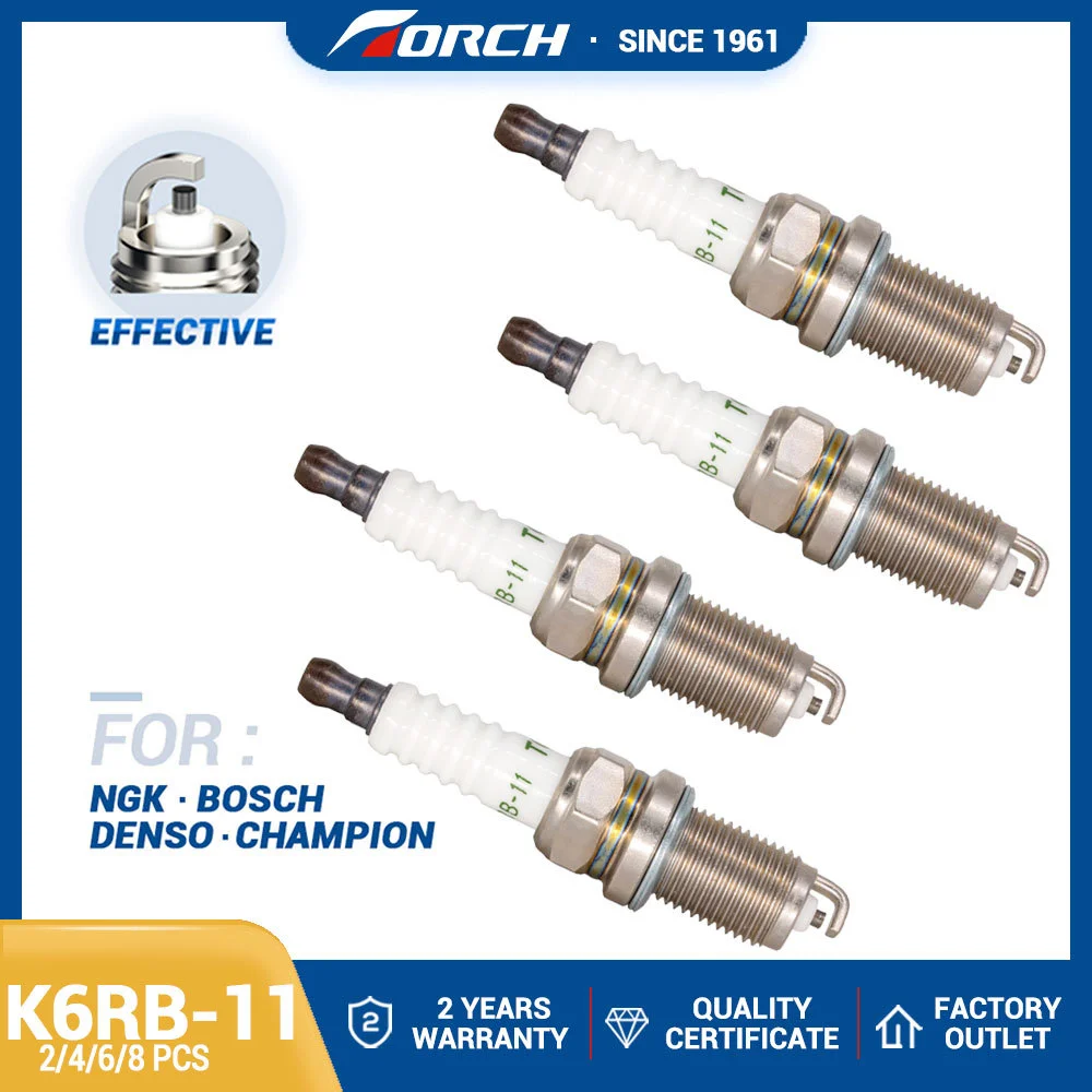 Spark Plug Torch K6RB-11 for 9807B5617P ZFR6K-11 Fit for Honda Accord Fit for Civic Fit for CR-V Fit for FR-V 2.0 2.3 2.4 L 
Spark Plug Torch K6RB-11 for 9807B5617P ZFR6K-11 Fit for Honda Accord Fit for Civic Fit for CR-V Fit for FR-V 2.0 2.3 2.4 L