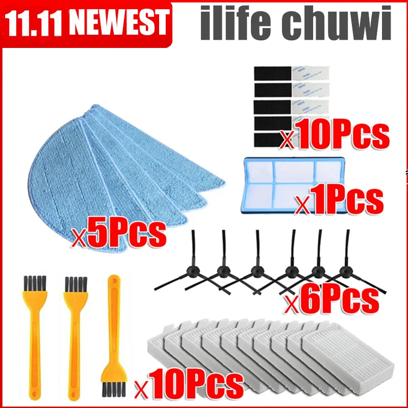 vacuum robot cleaner Parts side brush Primary dust Filter mop Hepa Filter for ilife v5 v5s V3 V3s v5pro V50 V55 x5 v5s pro
vacuum robot cleaner Parts side brush Primary dust Filter mop Hepa Filter for ilife v5 v5s V3 V3s v5pro V50 V55 x5 v5s pro