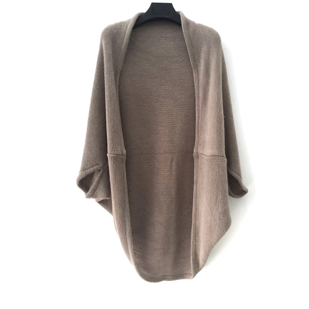 Women Cardigan Shawl Solid Open Stitch Batwing Sleeve Keep Warm for Winter, Spring, Autumn Cotton and Polyester New
Women Cardigan Shawl Solid Open Stitch Batwing Sleeve Keep Warm for Winter, Spring, Autumn Cotton and Polyester New