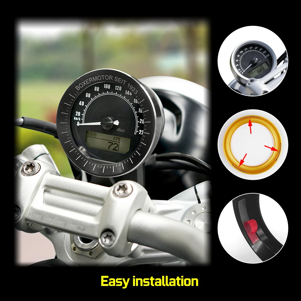 Motorcycle Speedometer Bezel Gauge Ring Tachometer Trim Cover For BMW R Nine T NINET R9T Pure Scrambler Urban G/S 2017-2021 2020 |