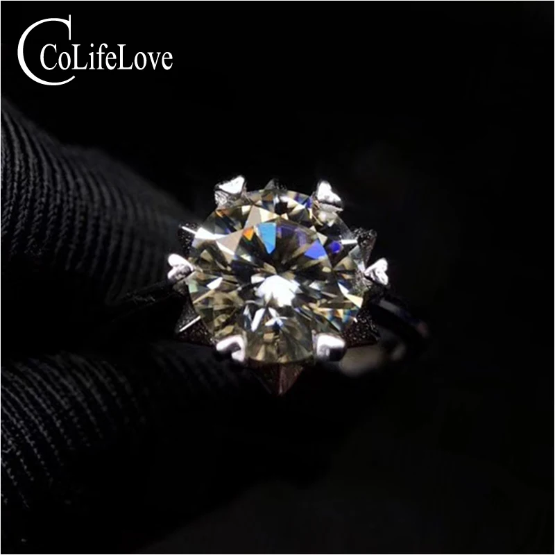 Classic Moissanite Silver Ring for Engagement 2ct VVS Grade Moissanite Ring 925 Silver Moissanite Jewelry Birthday Gift for Girl
Classic Moissanite Silver Ring for Engagement 2ct VVS Grade Moissanite Ring 925 Silver Moissanite Jewelry Birthday Gift for Girl