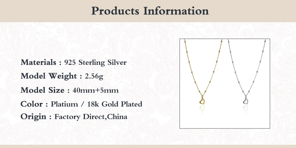 BOAKO 925 Sterling Silver Collares Pendant Necklaces For Engagement Birthday Anniversary Party Chain Necklaces Gift Fine Jewelry
BOAKO 925 Sterling Silver Collares Pendant Necklaces For Engagement Birthday Anniversary Party Chain Necklaces Gift Fine Jewelry