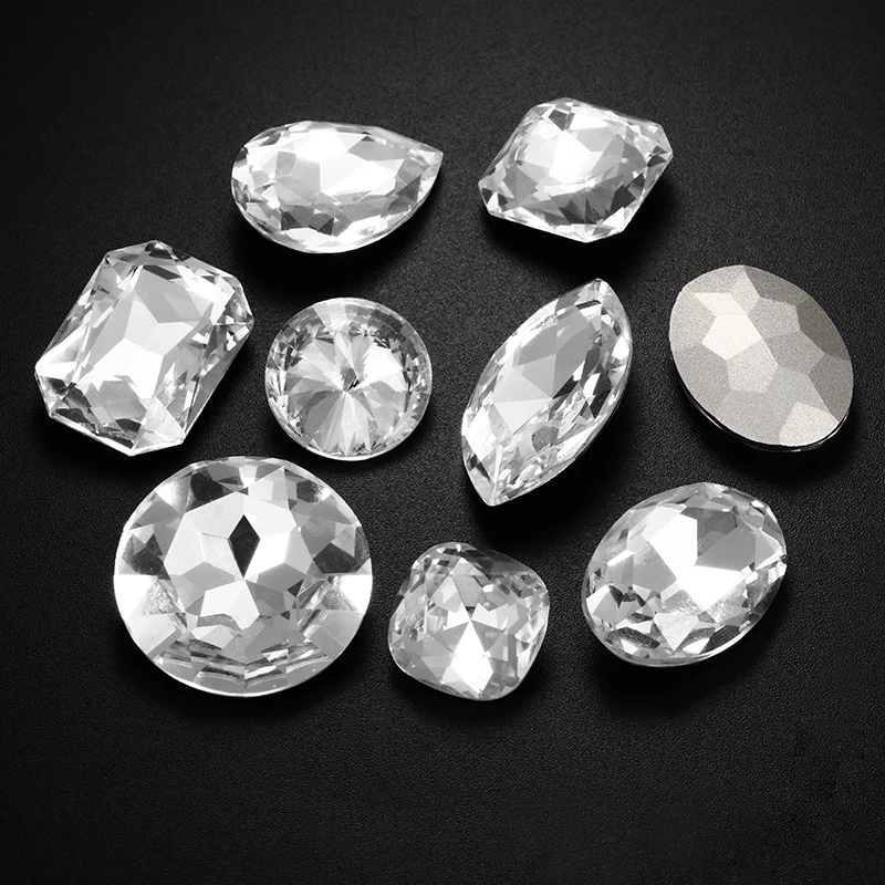 Mix Shape Clear Crystal K9 Strass Glass Rhinestones Jewelry for Craft Pointback Glue on Clothing Garment Decoration Diy Clothes
Mix Shape Clear Crystal K9 Strass Glass Rhinestones Jewelry for Craft Pointback Glue on Clothing Garment Decoration Diy Clothes