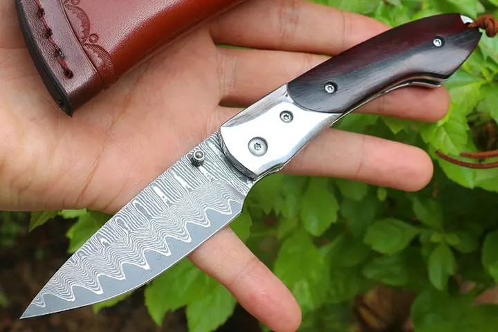 Hunting Folding Knife High Hardness Sharp Damascus Steel Outdoor Self-Defense Climbing Trekking Pocket Knife EDC Hand Tool
Hunting Folding Knife High Hardness Sharp Damascus Steel Outdoor Self-Defense Climbing Trekking Pocket Knife EDC Hand Tool
