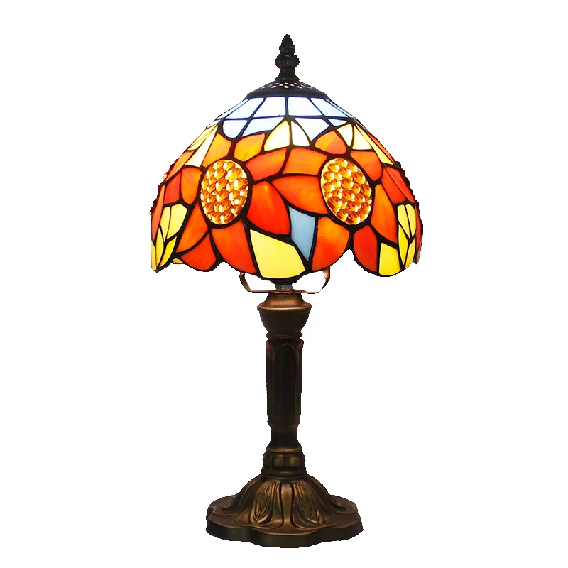 Mediterranean Style Restaurant Bar Cafe LED Vintage Desk Lamp Bedside Colorful Glass Table Lamps Nightstand Light Bedroom Lamp 
Mediterranean Style Restaurant Bar Cafe LED Vintage Desk Lamp Bedside Colorful Glass Table Lamps Nightstand Light Bedroom Lamp