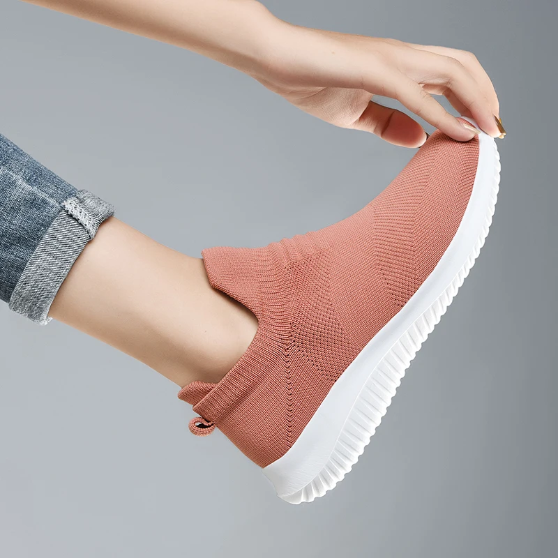 Women Shoes Big Size42 Sneakers Women Breathable Mesh Sports Shoes Female Slip On Platform Sneakers White Knit Sock Shoes Casual
Women Shoes Big Size42 Sneakers Women Breathable Mesh Sports Shoes Female Slip On Platform Sneakers White Knit Sock Shoes Casual