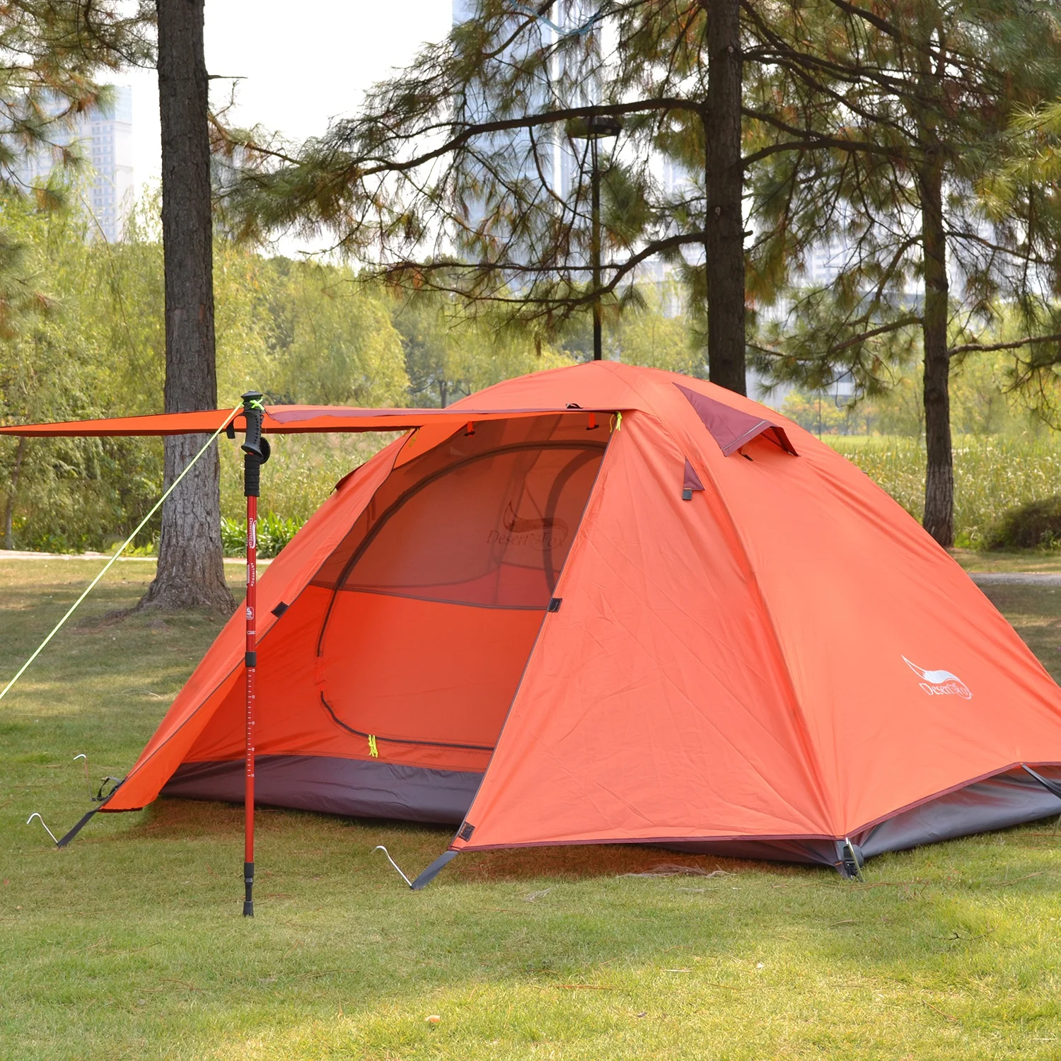 Desert&Fox Backpacking Camping Tent, Lightweight 1-3 Person Tent Double Layer Waterproof Portable Aluminum Poles Travel Tents
Desert&Fox Backpacking Camping Tent, Lightweight 1-3 Person Tent Double Layer Waterproof Portable Aluminum Poles Travel Tents
