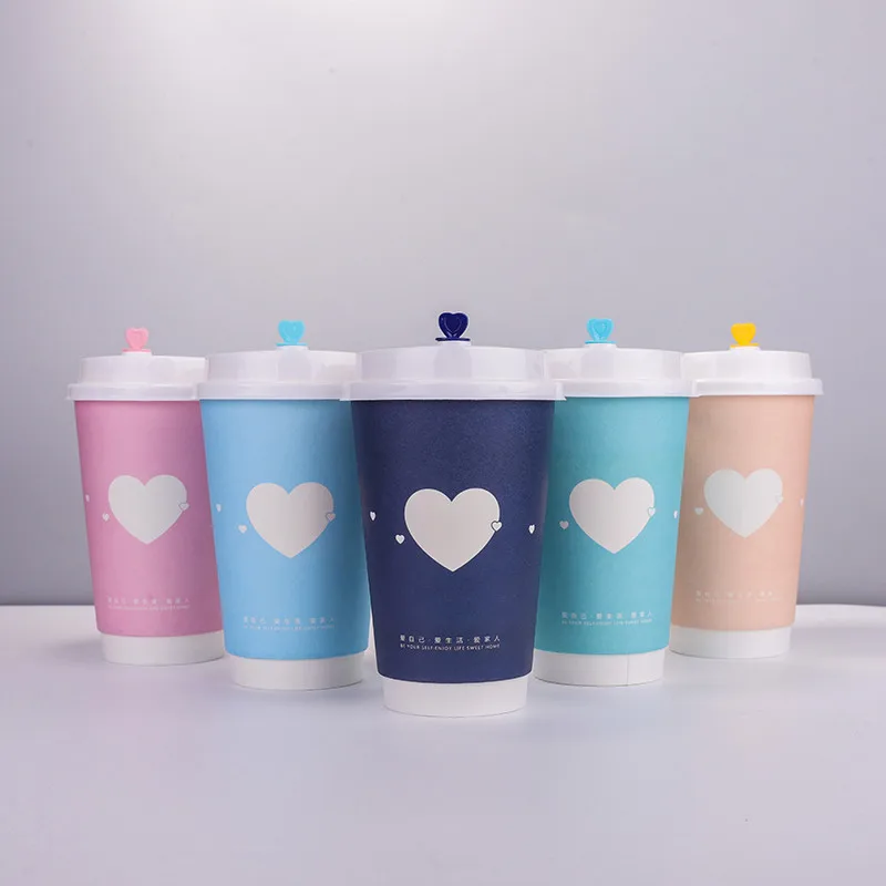 50pcs Creative Valentine's Day Love Heart Paper Cup 500ML Couple Drinking Cups Packaging Coffee Cup Party Milk Tea Cup With Lid
50pcs Creative Valentine's Day Love Heart Paper Cup 500ML Couple Drinking Cups Packaging Coffee Cup Party Milk Tea Cup With Lid