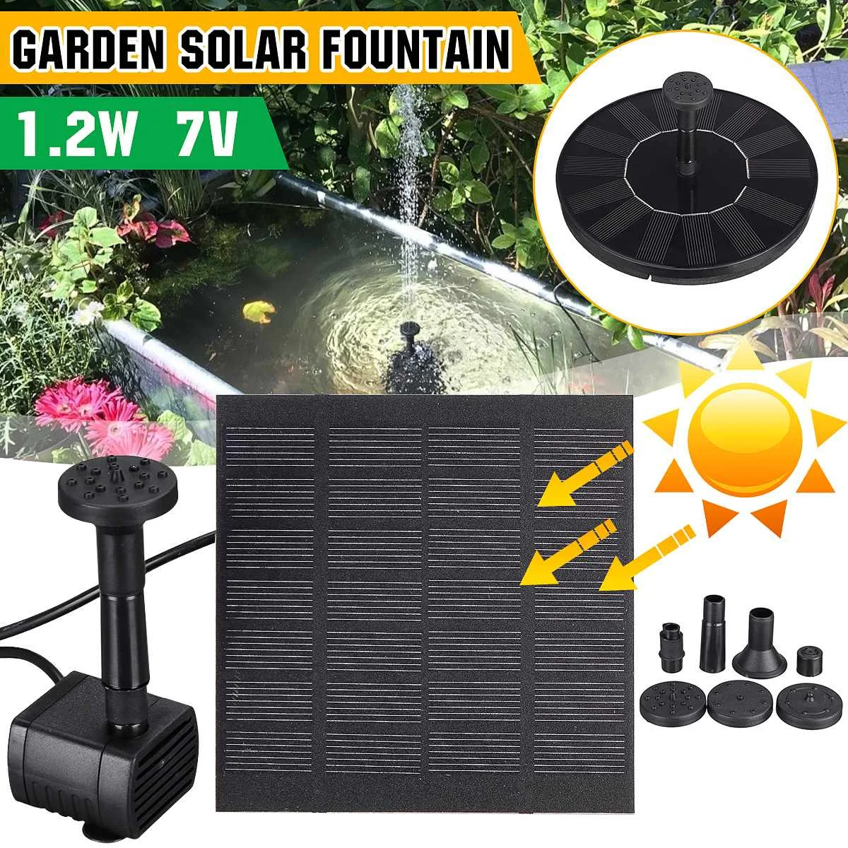 180L Solar Water Fountain Pool Pond Waterfall Fountain Garden Decoration Outdoor Bird Bath Solar Powered Fountain Floating Water
180L Solar Water Fountain Pool Pond Waterfall Fountain Garden Decoration Outdoor Bird Bath Solar Powered Fountain Floating Water