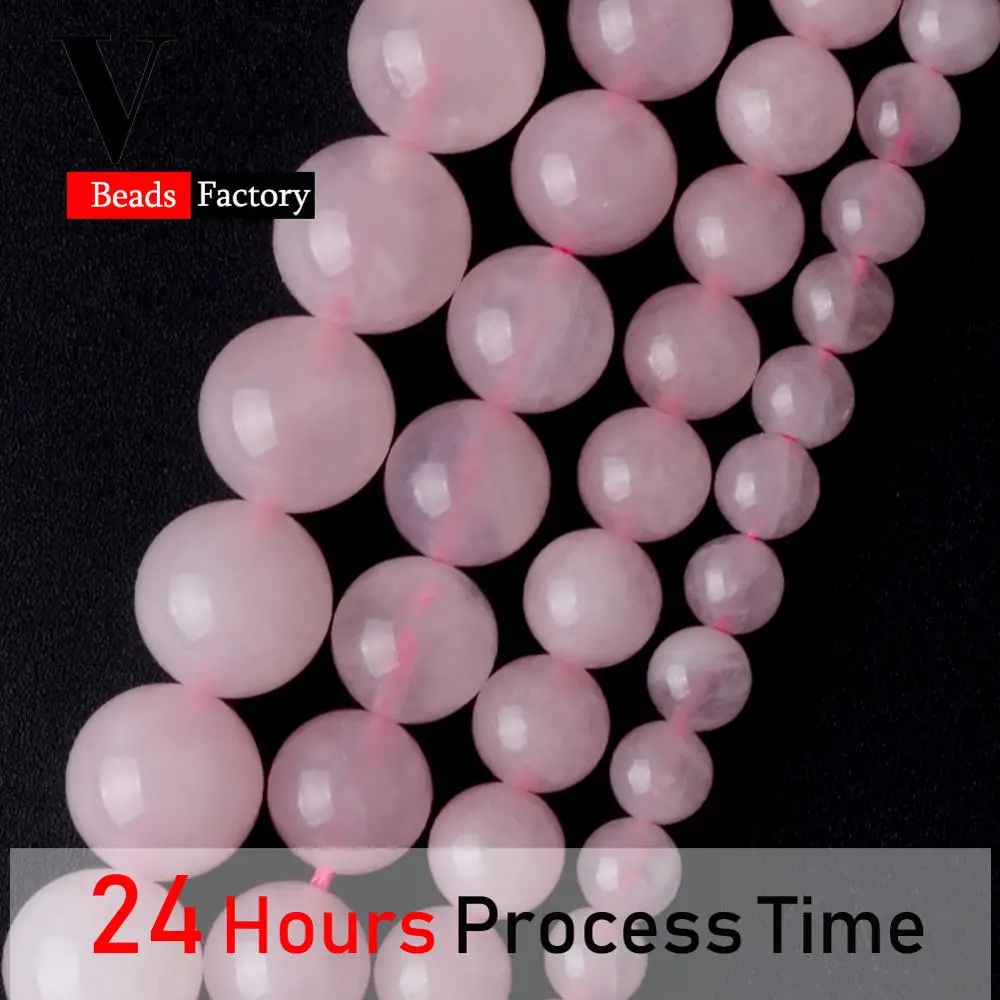 Pink Natural Stone Rose Quartzs Crystal Beads For Jewelry Making 4/6/8/10/12mm Round Spacer Needlework Beads For Bracelets 15‘’
Pink Natural Stone Rose Quartzs Crystal Beads For Jewelry Making 4/6/8/10/12mm Round Spacer Needlework Beads For Bracelets 15‘’