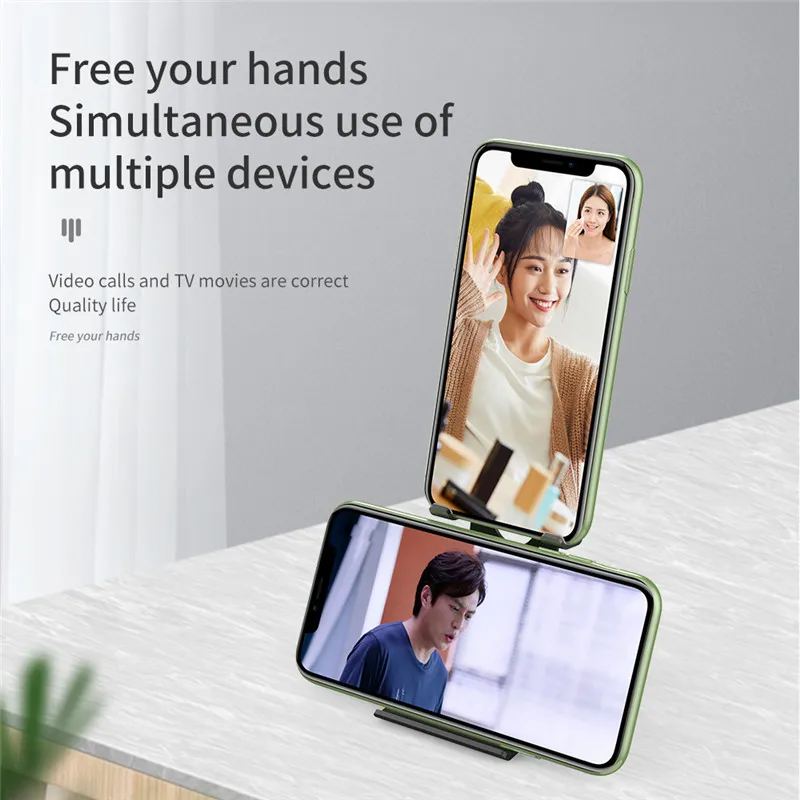 Новый Настольный держатель USLION для телефона iPhone Samsung Xiaomi складная подставка iPad