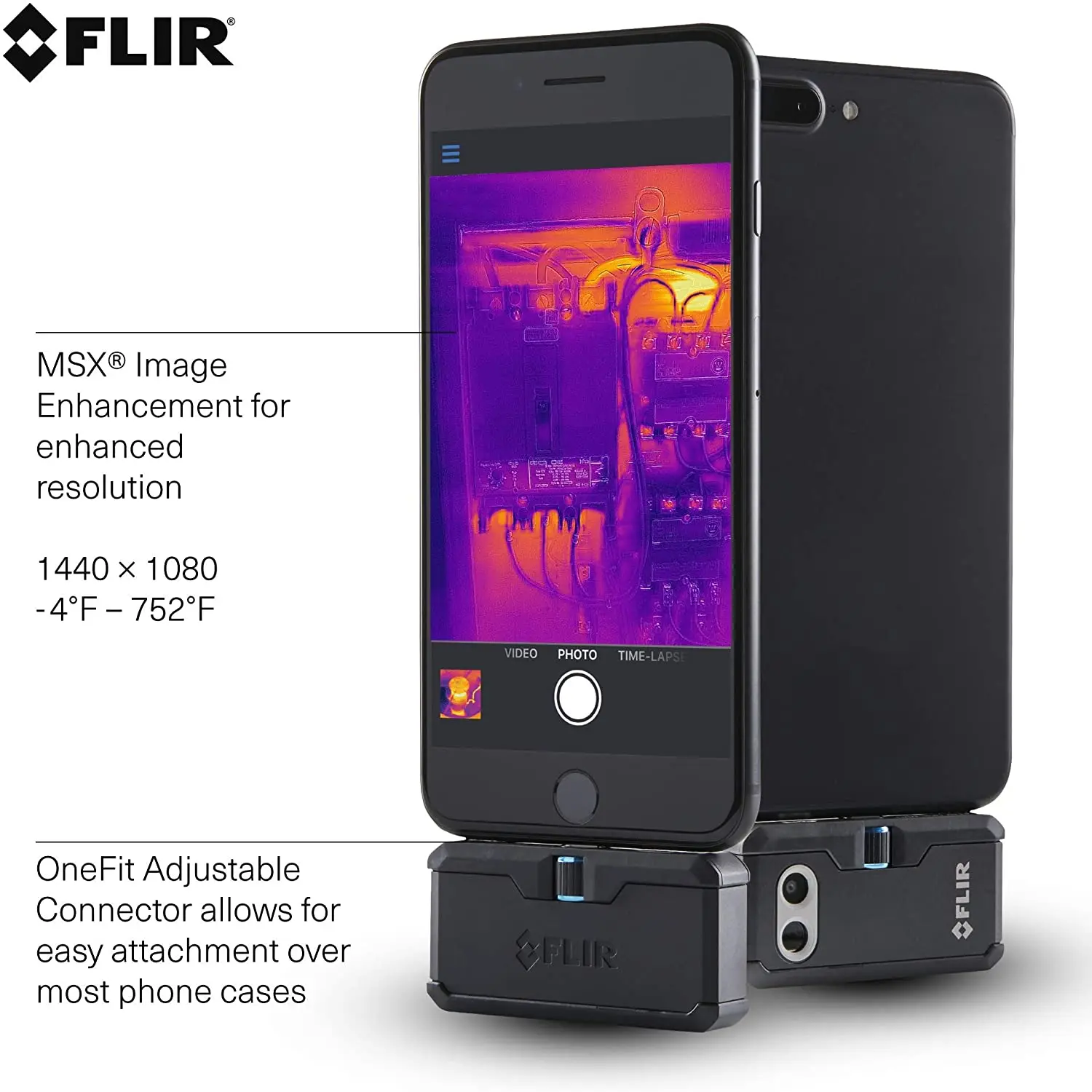 FLIR ONE PRO мобильный телефон Инфракрасная тепловая камера для обнаружения