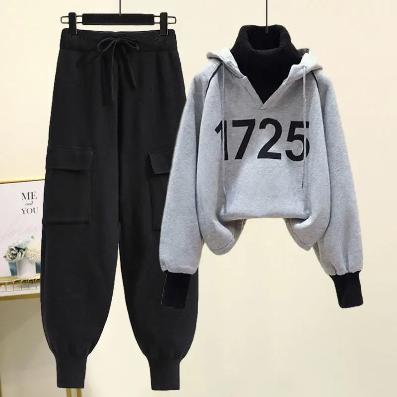 2021 NEW Womens Basic Cotton Sweatshirts Sets Early Spring Hoodies+ Elastic Waist Pants Casual Suits Street Wear
2021 NEW Womens Basic Cotton Sweatshirts Sets Early Spring Hoodies+ Elastic Waist Pants Casual Suits Street Wear