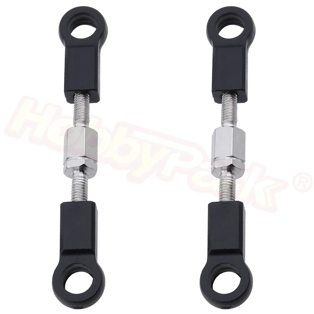 2pcs 02012 RC Car Steering Linkage Servo Link Front Rear for HSP 1/10 Parts Remote Control Cars 94101 94102 94103 94123 94122 | Игрушки и
