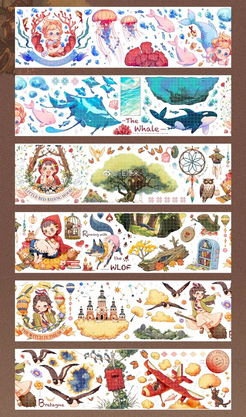 1 Loop 6.3 X 120cm Fairy Tale Cute Crystal PET Decorative Tape Salt Series Collage
1 Loop 6.3 X 120cm Fairy Tale Cute Crystal PET Decorative Tape Salt Series Collage