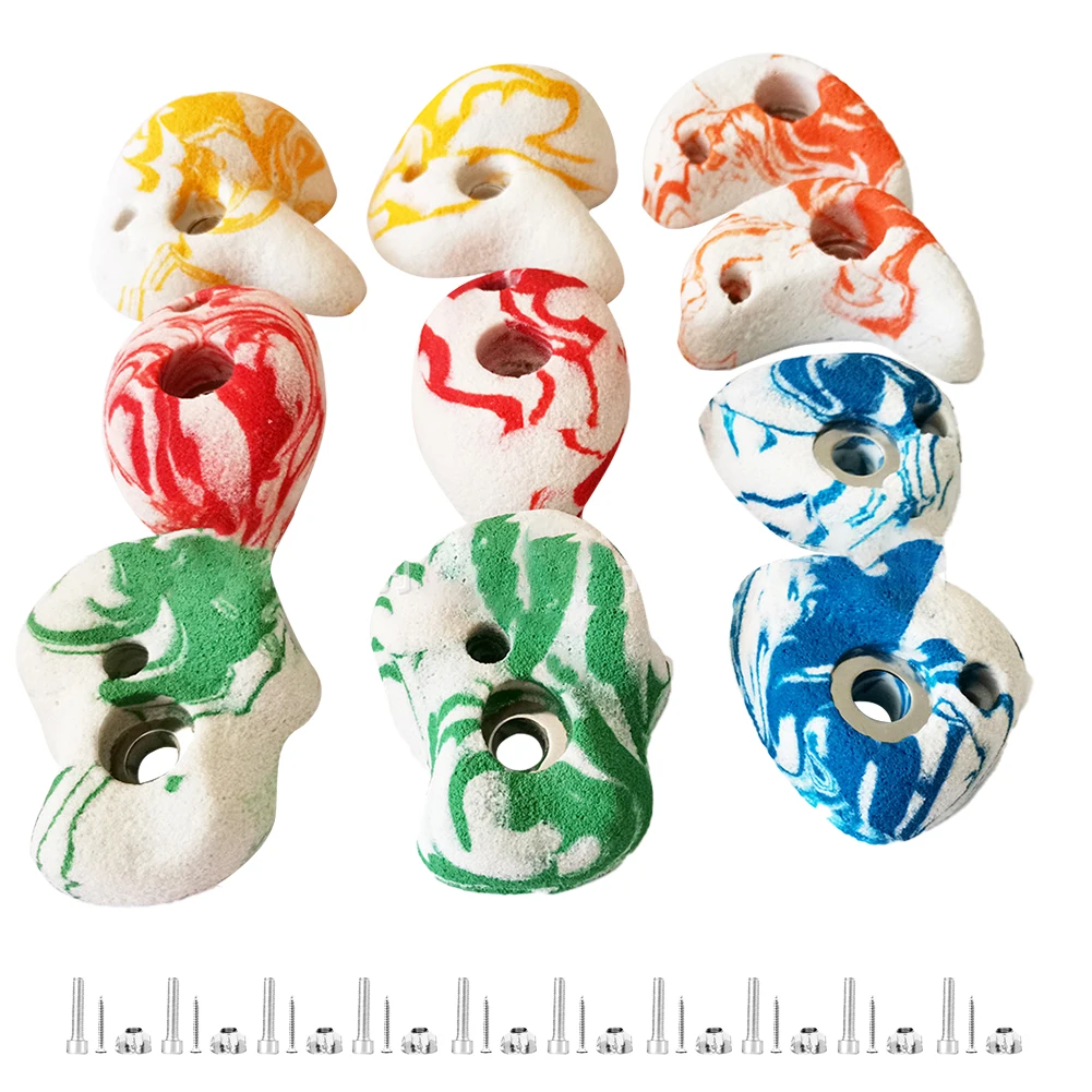 10pcs Easy Install Grips Indoor Outdoor Frame Ergonomics Climbing Hold For Kids Tree House Playground Game Hand Feet Hold Grip
10pcs Easy Install Grips Indoor Outdoor Frame Ergonomics Climbing Hold For Kids Tree House Playground Game Hand Feet Hold Grip