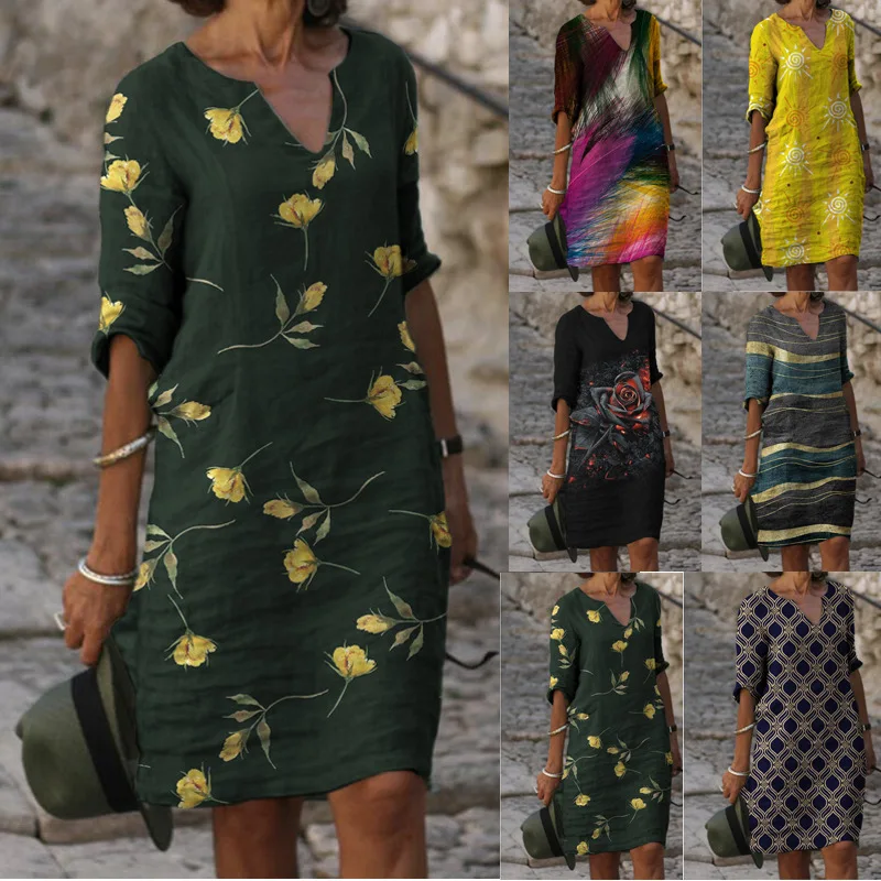 Women Summer Spring Vintage Befree Dress Large Big Sexy Half Sleeve Line Boho Casual Party Elegant Dresses Plus Sizes
Women Summer Spring Vintage Befree Dress Large Big Sexy Half Sleeve Line Boho Casual Party Elegant Dresses Plus Sizes