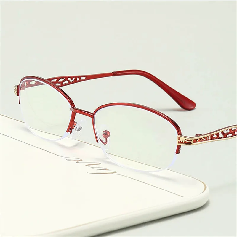 Zilead Fashionable Anti-Blue Light Reading Glasses Hollow Pattern Metal Frames Reading Glasses +1.0+1.5+2.0+2.5+3.0+3.5+4.0
Zilead Fashionable Anti-Blue Light Reading Glasses Hollow Pattern Metal Frames Reading Glasses +1.0+1.5+2.0+2.5+3.0+3.5+4.0