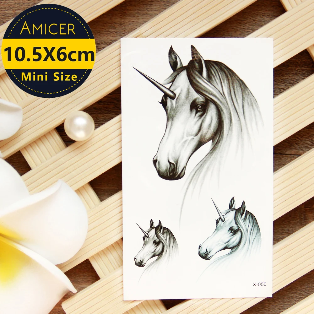 Waterproof Temporary Tattoo sticker Three unicorn tattoo Water Transfer fake tattoo flash tattoo for men women
Waterproof Temporary Tattoo sticker Three unicorn tattoo Water Transfer fake tattoo flash tattoo for men women