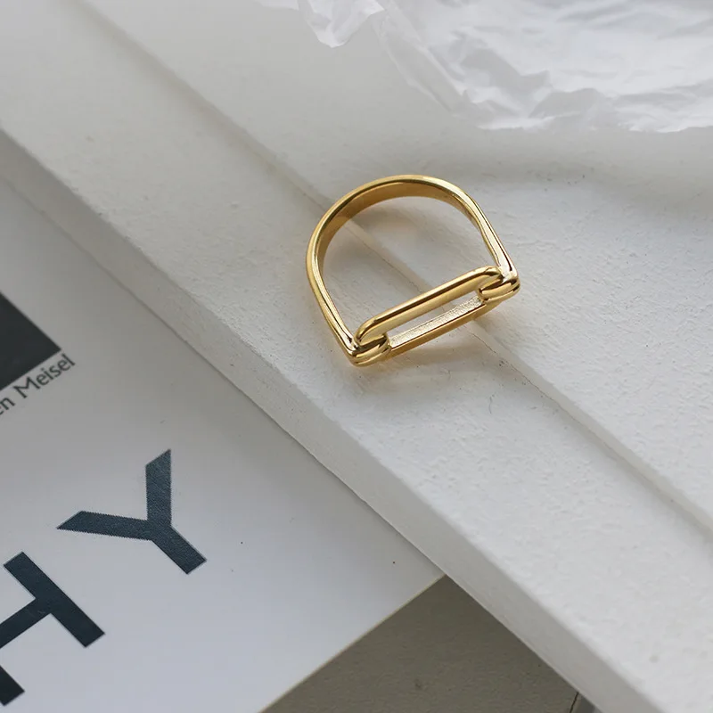 Roman Trendy Geometric Square All-match Tail Ring Stainless Steel 18K Gold Plated Fashion Charm Precious Jewelry For Women
Roman Trendy Geometric Square All-match Tail Ring Stainless Steel 18K Gold Plated Fashion Charm Precious Jewelry For Women