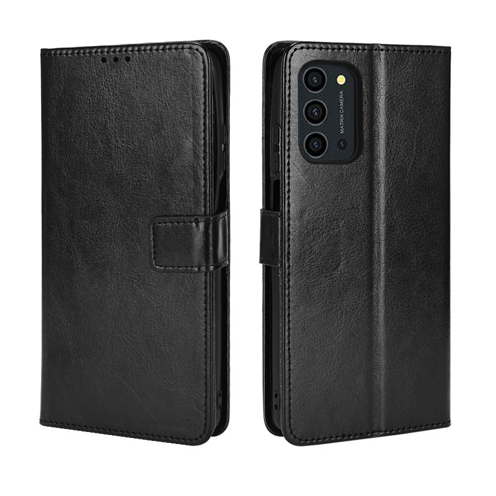 Чехол для Oukitel K9 Pro роскошный флип-кошелек ремешок подставка противоударный чехол