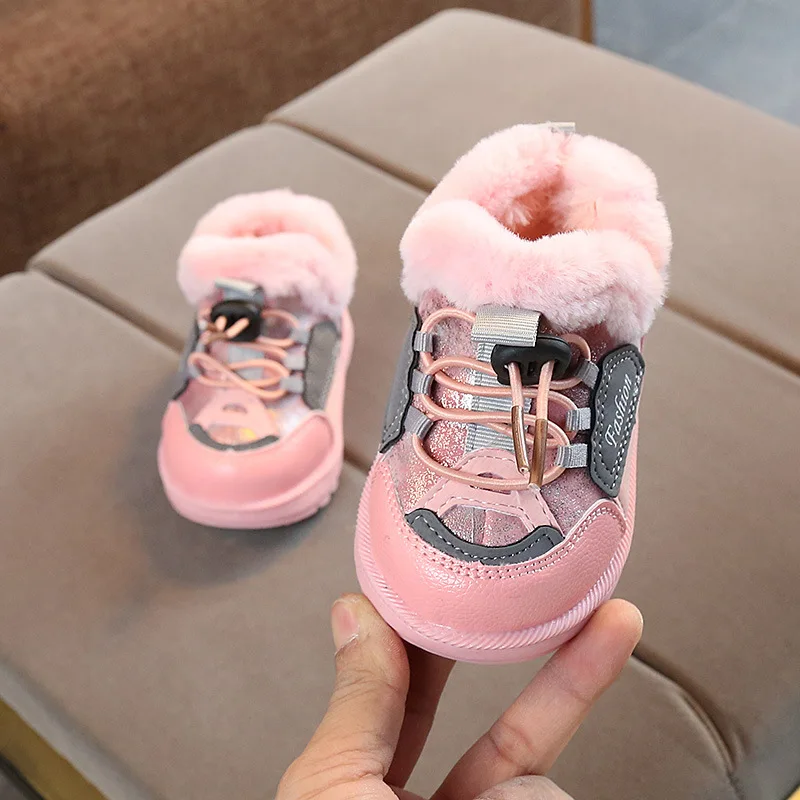 Baby Girl Boots Winter Kids Cotton Shoes Thicken Warm Boys Short Boots for Kids Non-slip Girls Snow Boots Size 21-30 SSS004
Baby Girl Boots Winter Kids Cotton Shoes Thicken Warm Boys Short Boots for Kids Non-slip Girls Snow Boots Size 21-30 SSS004
