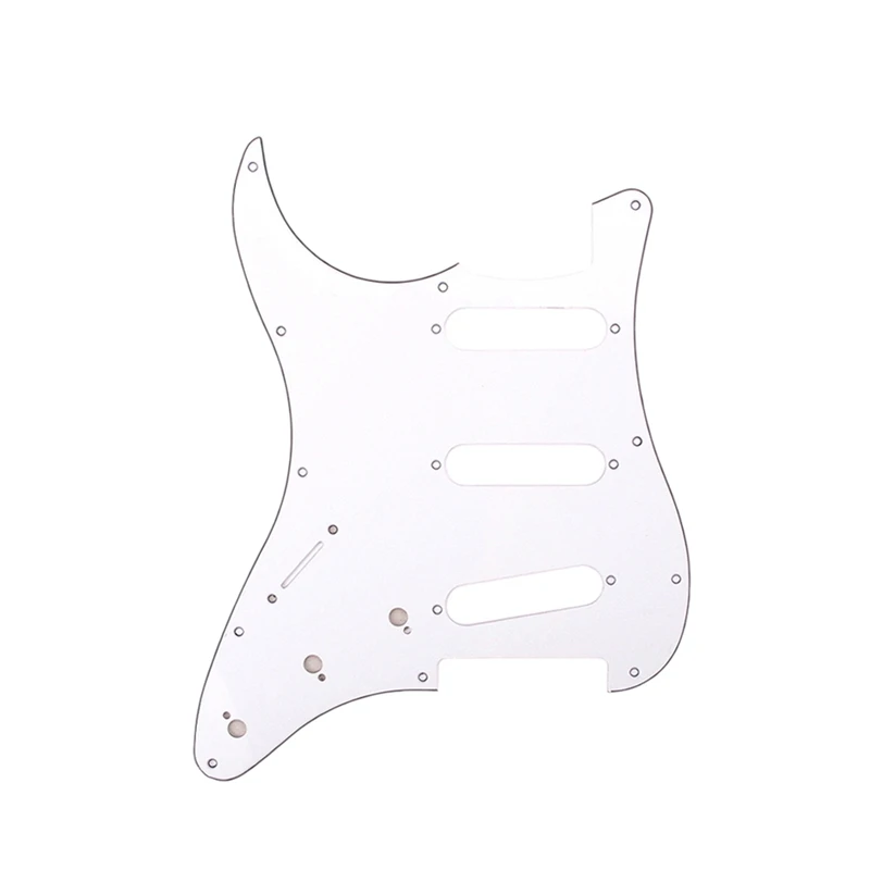 11 Holes Electric Guitar Pickguard SSS Guitar Scratch Plate & Screws For ST Style Guitar Parts Replacement
11 Holes Electric Guitar Pickguard SSS Guitar Scratch Plate & Screws For ST Style Guitar Parts Replacement