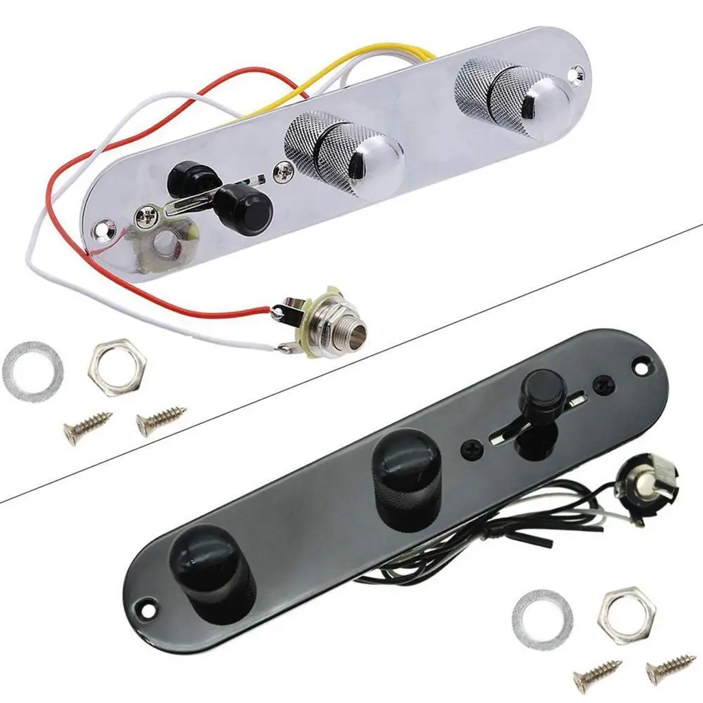 New Previewed Control Plate 3-Way Switch for Fender Tele Telecaster With Socket Electric Guitar Circuit Board
New Previewed Control Plate 3-Way Switch for Fender Tele Telecaster With Socket Electric Guitar Circuit Board