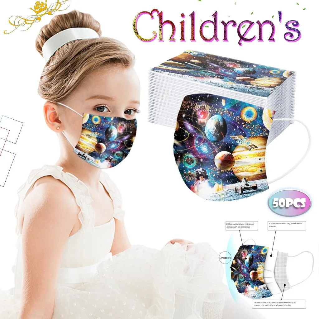 50 Pcs Cartoon Children Face Masks 3 Layer Filter Earloop Kids Disposable Masks Hygiene Face Mouth Mask Mascarillas Niños
50 Pcs Cartoon Children Face Masks 3 Layer Filter Earloop Kids Disposable Masks Hygiene Face Mouth Mask Mascarillas Niños