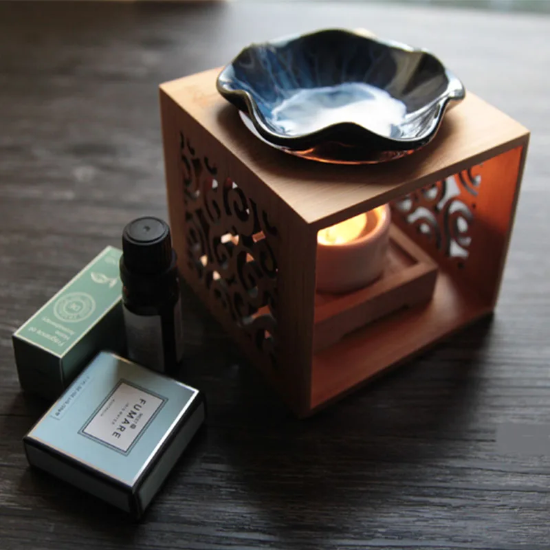 Delicate Romantic Bamboo Hollow Essential Oil Burner Incense Aroma Diffuser Furnace Home Decoration Home EssentialS Living Room
Delicate Romantic Bamboo Hollow Essential Oil Burner Incense Aroma Diffuser Furnace Home Decoration Home EssentialS Living Room