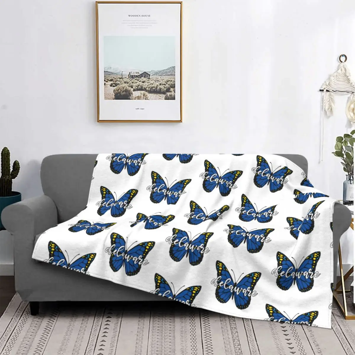 Delaware Butterflies Blankets Flannel Textile Decor Elegant Insect Portable Soft Throw Blankets for Bed Outdoor Rug Piece
Delaware Butterflies Blankets Flannel Textile Decor Elegant Insect Portable Soft Throw Blankets for Bed Outdoor Rug Piece