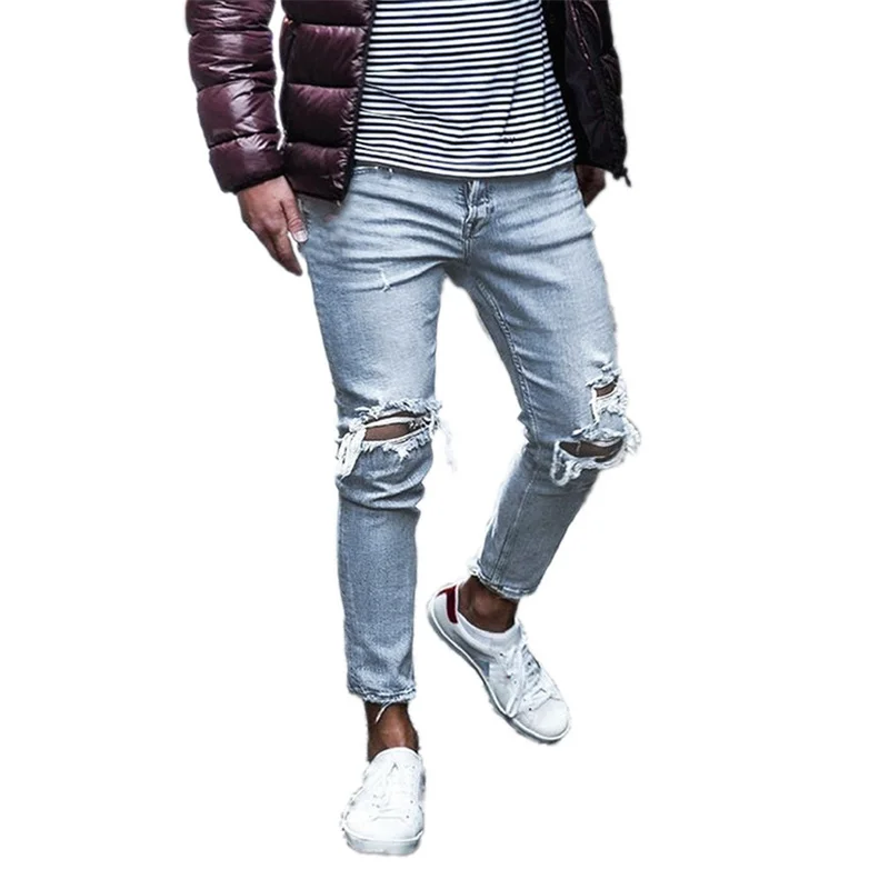 Jeans Pants Men Retro Europe America Style Vintage Hole Trousers for Man Jogging Denim Skinny Denim Trousers Jeans
Jeans Pants Men Retro Europe America Style Vintage Hole Trousers for Man Jogging Denim Skinny Denim Trousers Jeans